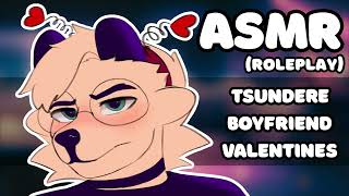 [Furry ASMR] Cuddling Your Tsundere Boyfriend 💖 | Roleplay | Kisses