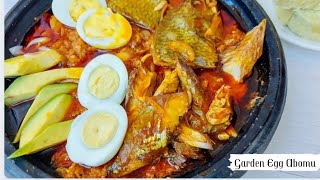 Authentic Ghanaian Garden Egg / Eggplant Abomu|| Ntrowa Abomu|| Nyadowaa Abomu