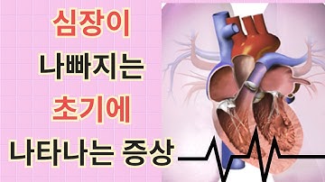 내몸의 엔진 심장이 나빠지는 초기에 나타나는 증상들.