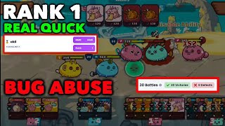 BUG ABUSE RANK 1 - AUTO DISCONNECT LAHAT (3446 MMR)