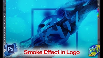 How to smoke effect in text logo photoshop cc 2017