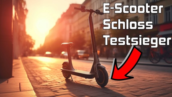 firstsafe Kettenschloss Handschellenschloss für E Scooter Schloss