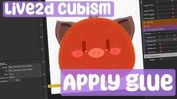 [Live2d Tutorial#1] Apply glue to face skin and face outline