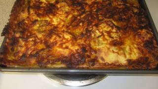 como hacer una lasagna con pollo.