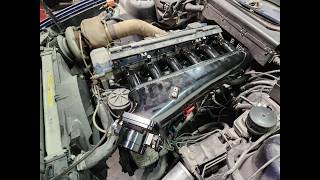 BMW 525i Turbo E34 M50 Aluminum Intake Manifold Install E36 P.1 