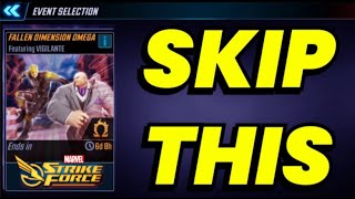 WASTE OF TIME! SKIP FALLEN DIMENSION EVENT! NOT WORTH IT! AUG 2025 | MARVEL Strike Force