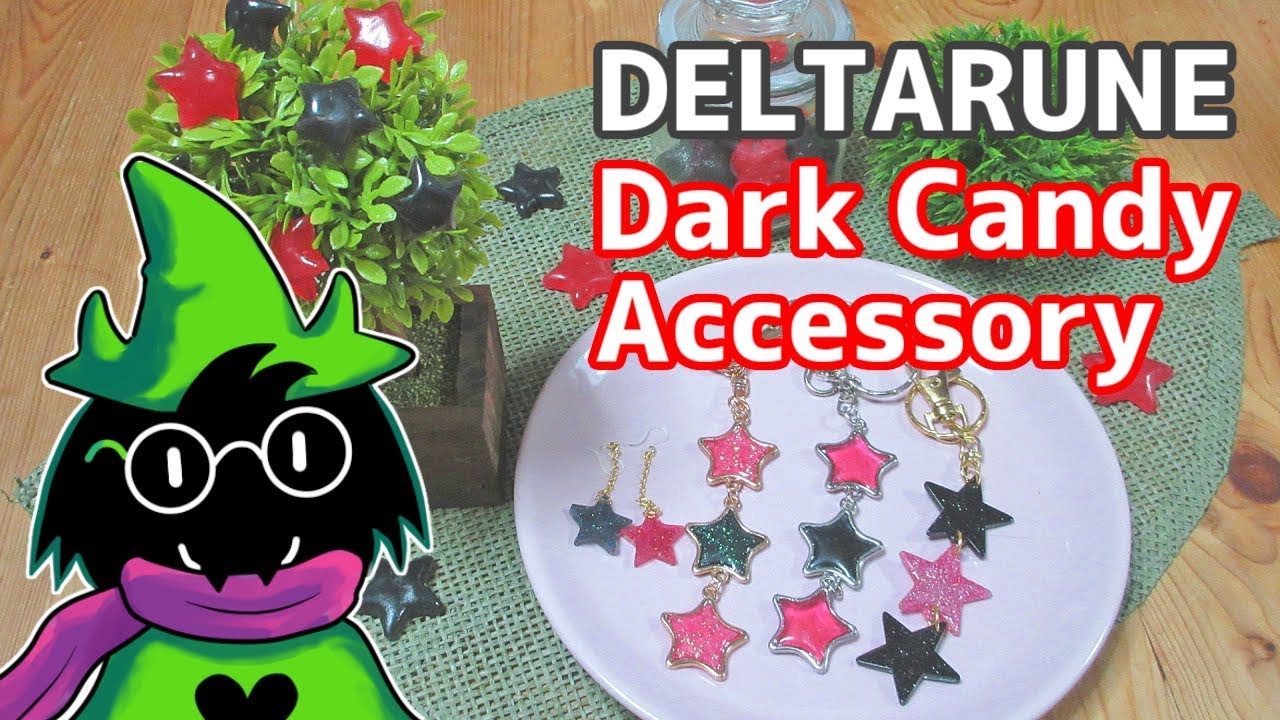 DELTARUNE】ダークキャンディみたいなアクセサリー【ラルセイと一緒 