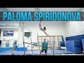 12yearold elite gymnast paloma spiridonova woga gymnastics
