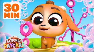 30 minutes find color games w baby goat barnyard daycare