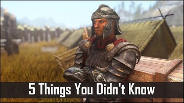 Skyrim: 5 Things You Probably Didn