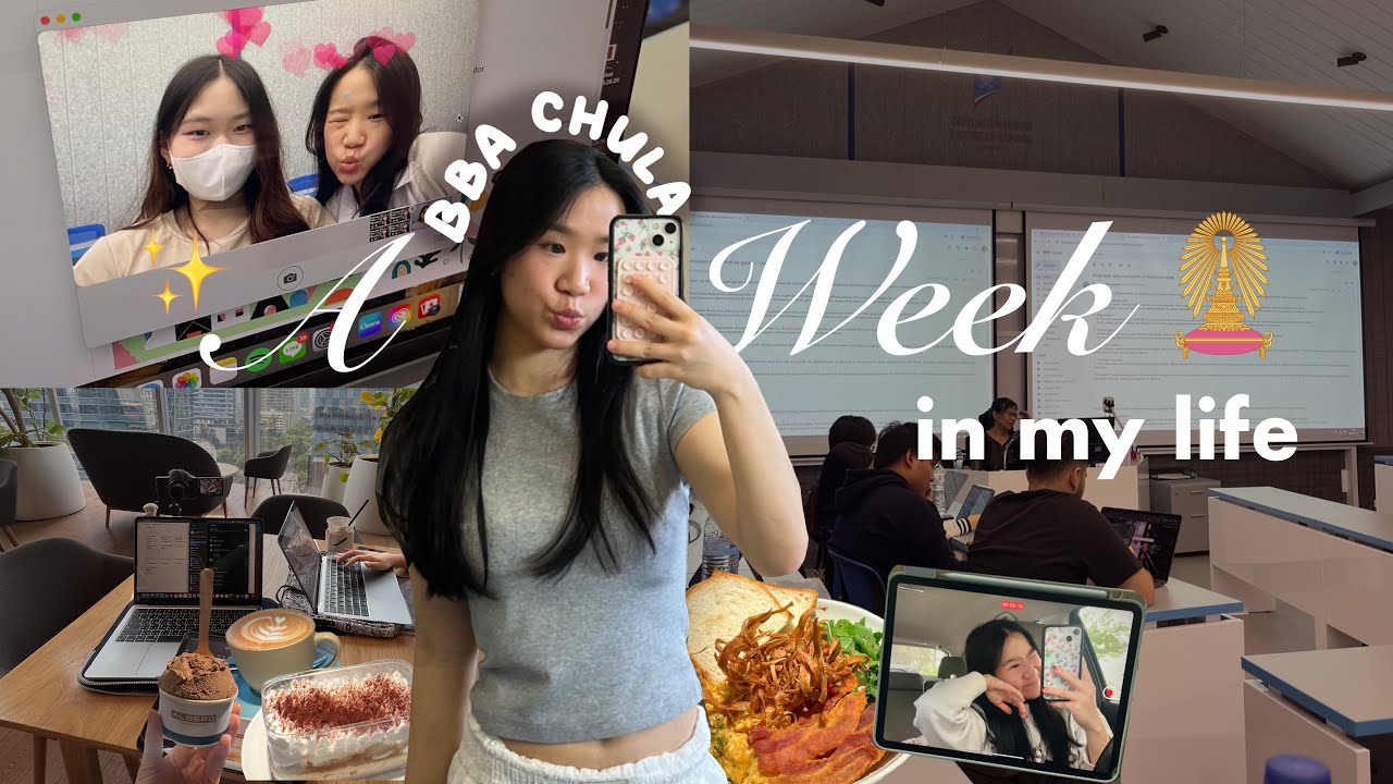 WEEK IN A LIFE UNIVERSITY STUDENT: ชีวิต 1 อาทิตย์ที่จุฬาของนิสิตปี 2 (BBA CU Year 2)  🌟| cremaa