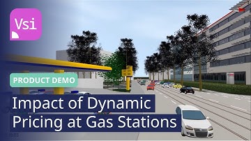 Impact of Dynamic Pricing at Gas Stations | PTV Vissim | Product Demo
