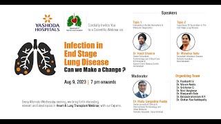 Webinar Topic: Infection in End Stage Lung Disease -  Can we Make a Change? | Yashoda Hospitals