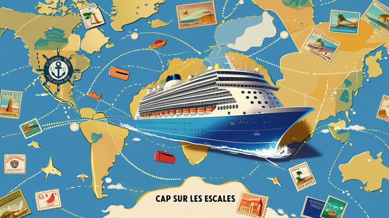 Cap sur les escales 🛳️ | Le Clip Officiel – Cruising With US (Musique Croisière 2025)