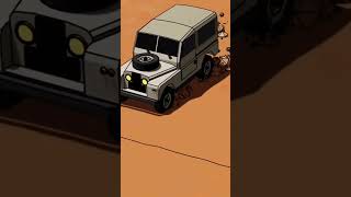 running jeep  thank for polygon runway #blender#polygonrunway#blender #3dto2d #animation#forfun