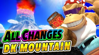 Do a Barrel Roll!! All Changes in DK Mountain! | Classics VS Mario Kart 8 ANALYSIS