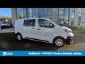   utilitaire  fourgon compact toyota proace cabine approfondie