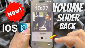 How to add the volume slider back to your iPhone’s Lock Screen (iOS 18.2)