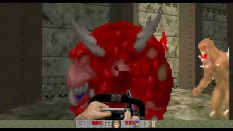 Ultimate Doom (E4M6:Against Thee Wickedly) walkthrough 100% Kills Secrets and Items (Levels Flipped)