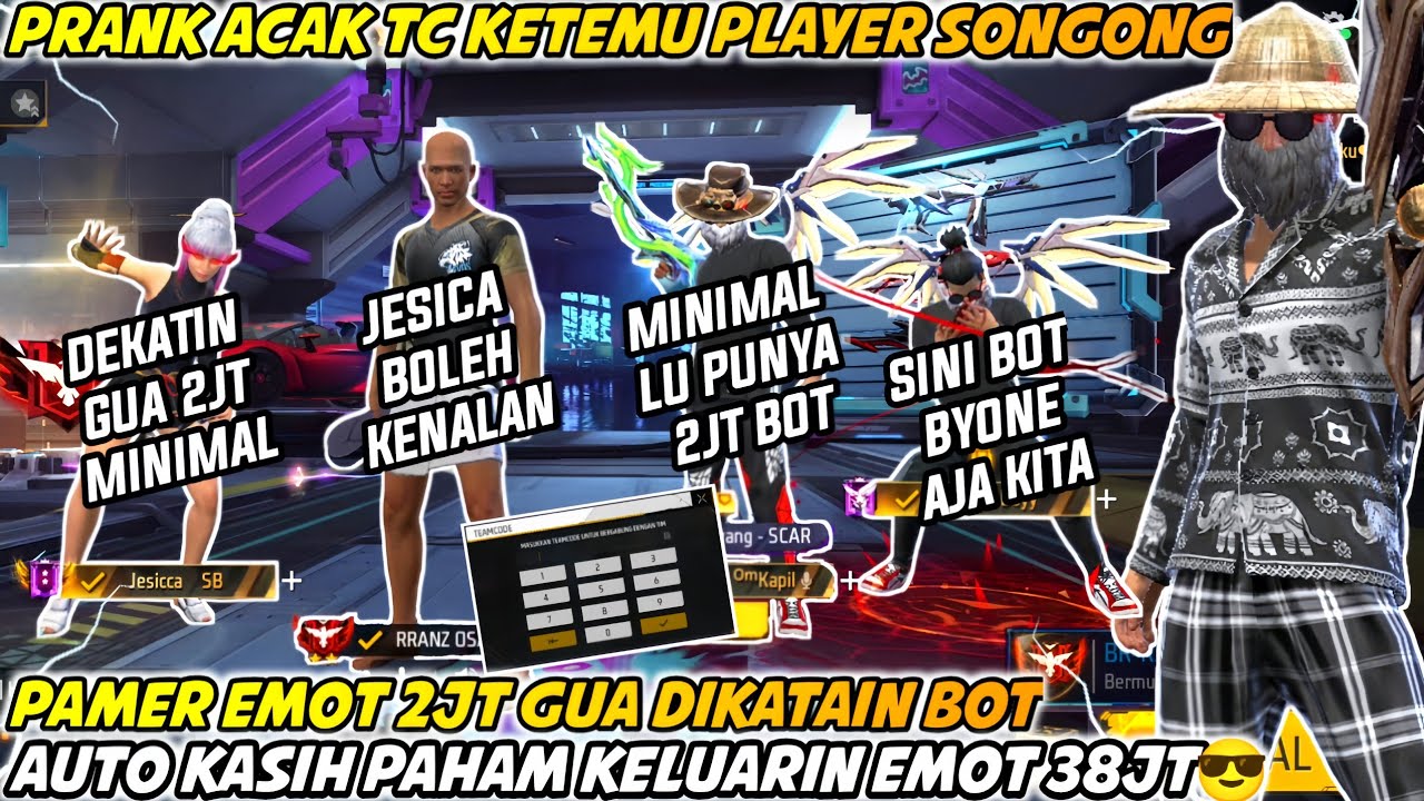 PRANK ACAK TC KETEMU PLAYER BERASA PALING SULTAN PAMER EMOT 2JT AUTO KASIH PAHAM KELUARIN EMOT 38JT