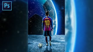 Lionel Messi Fantasy Manipulation | Photoshop Tutorial screenshot 4