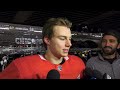 Connor Bedard Preseason Pregame Media vs. STL | Chicago Blackhawks
