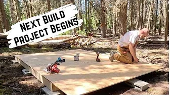 Building a Shed Foundation in the Middle of the Forest