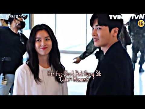 Park Hyung Sik and Han Hyo Joo Cute Moments (Behind The Scenes)