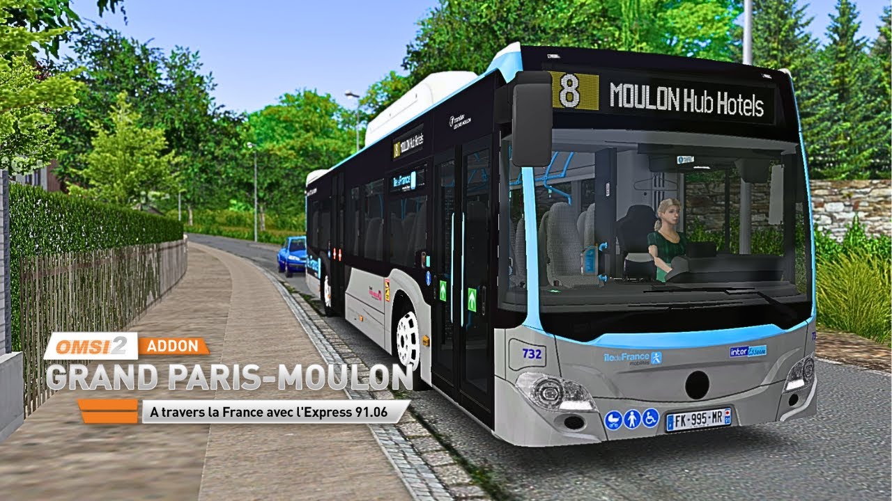 OMSI 2. Grand Paris Moulon, Ligne 8, VAUHALIAN Bois persan à HUB HOTEL !