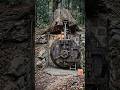 From Dead Tree to Luxury Underground Bunker #Survival Build #short #viral bunker #viral short 🏡🛖