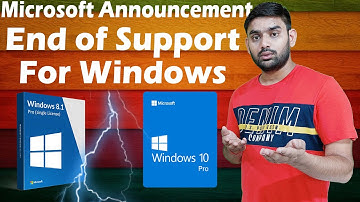 Microsoft Announcement End of Support Date For Windows 8.1 | Microsoft End of Support For Windows 10