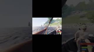 Rust Quick Head Shot From Boat With Bow