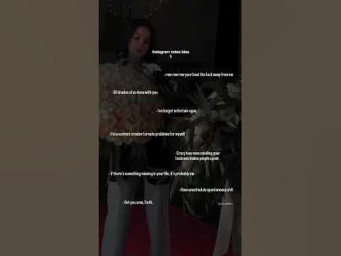 instagram notes ideas