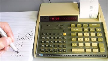 Hewlett Packard 97 S I/O Calculator - Part 2
