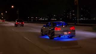 : 2 Fast 2 Furious Skyline scene