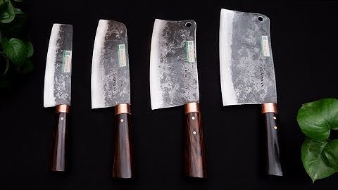 DAO PHÚC SEN, BỘ DAO CÁN MUN ĐEN ĐẦY ĐỦ CHỨC NĂNG_ HÀNG CHUẨN CỦA HTX DAO PHÚC SEN