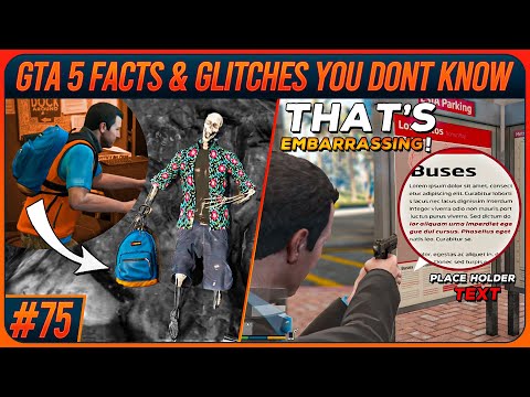 GTA 5 Facts and Glitches You Dont Know #75 (From Speedrunners)