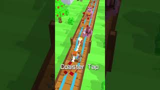 My indie mobile game Coaster Tap. Play this if you like Crossy Road, Minecraft, or Donkey Kong screenshot 5