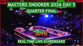 Masters Snooker 2026 Live Scores | Today Quarter Finals, Day 5 Matches screenshot 4