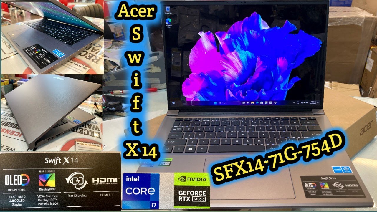 Unboxing Acer Swift X 14 13gen | SFX14-71G-754D | Intel Core i7-13700H nexthub