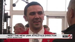 Ryan Berryman named new UNM athletics director