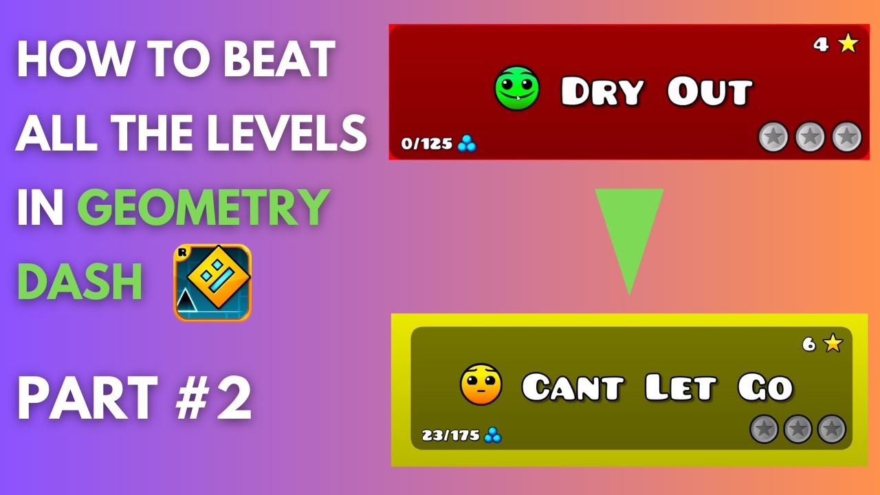 How To Beat All The Main Levels In Geometry Dash - Part #2 - YouTube