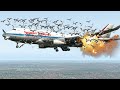 MASSIVE BIRD STRIKE ATTACKED BOEING 747 CAUSING THE CRASH | X-PLANE 11