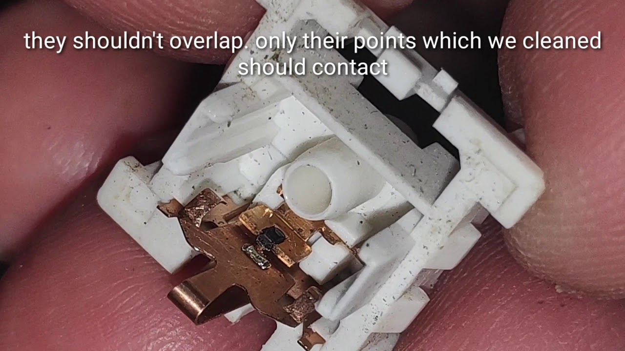 Mechanical keyboard switch fixing, button not working YouTube