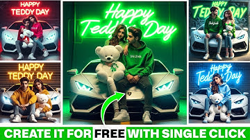 How To Create Trending AI Happy Teddy Day Images | Microsoft Bing |