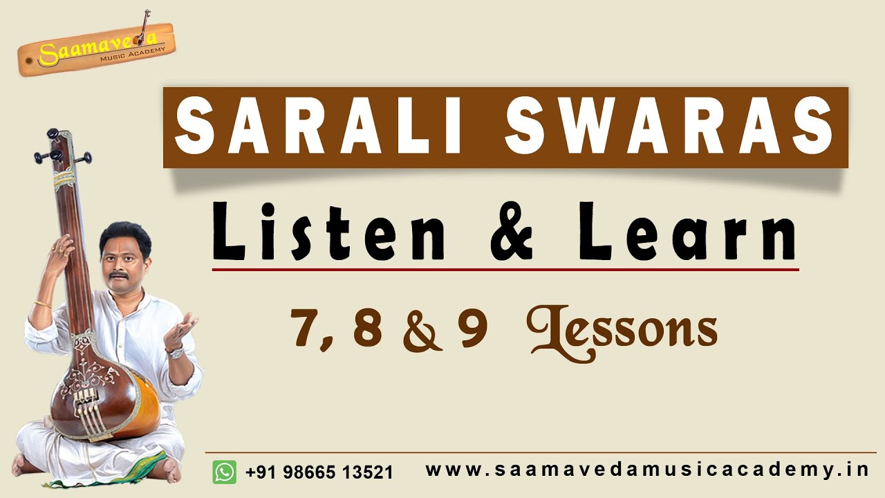 Carnatic Music Classes For Begners   Sarali Swaras