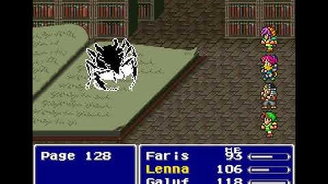 Final Fantasy V Strats - How to Item Dupe to get 255 copies of an item