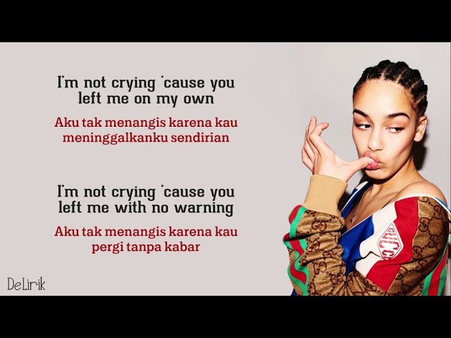 Don't Watch Me Cry - Jorja Smith (Lyrics video dan terjemahan) - [Alexandra Porat Cover] class=