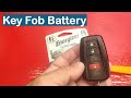 Cambiar batería o pila del llavero del Auto. TOYOTA RAV4. Car Key Fob Replacement.