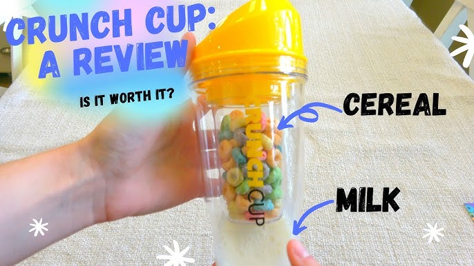 This Divided Milk and Cereal Cup Lets You Eat Breakfast While On